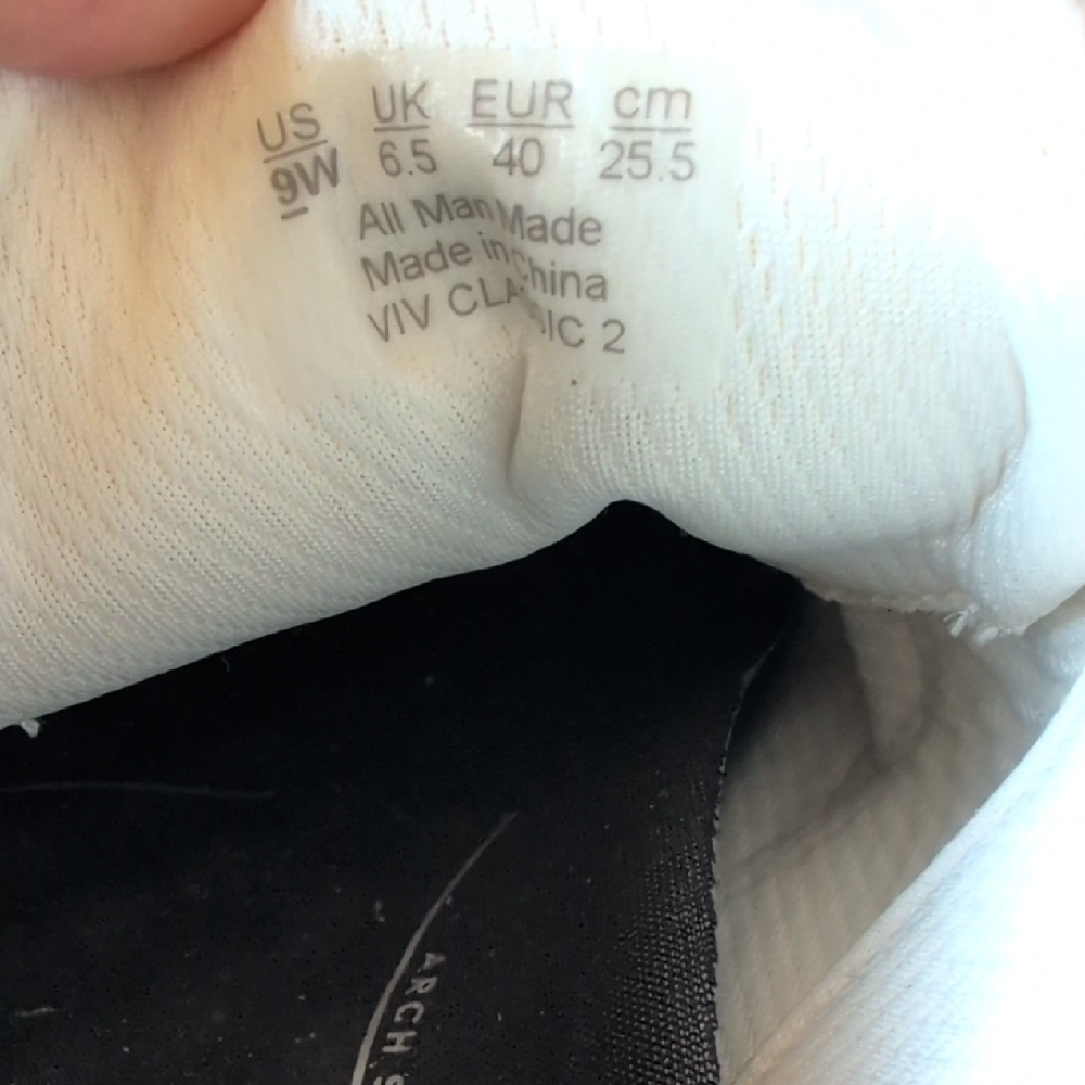 Ryka Cream Athletic Shoes with Tan Sole - Picture 3 of 6